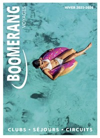 Clubs Séjours Circuits Hiver 2025-2026