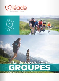 Groupes rando cyclo 2023