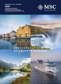 Guide itinéraires Printemps - Été - Automne 2025 Europe du nord