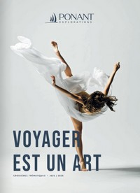 Voyager est un art 2025-2026