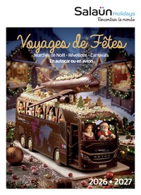 Vos voyages de fêtes 2026/2027