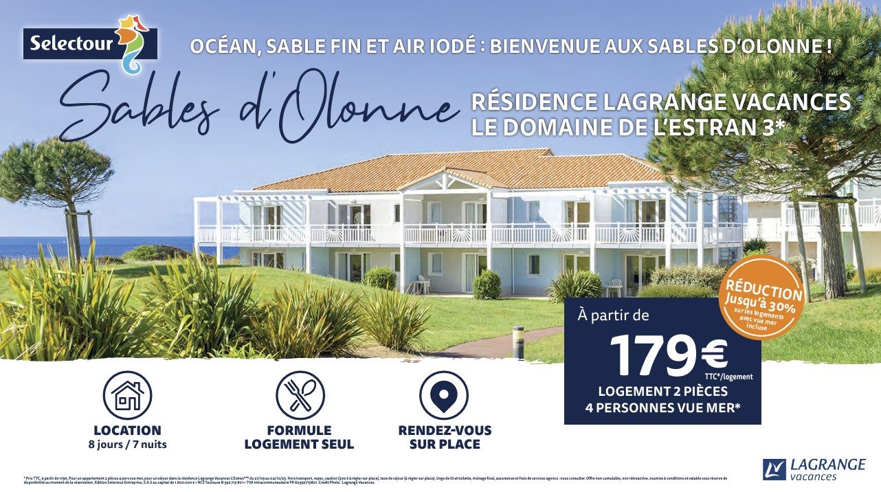 LAGRANGE VACANCES OLONNE / LES SABLES D'OLONNE L'ESTRAN